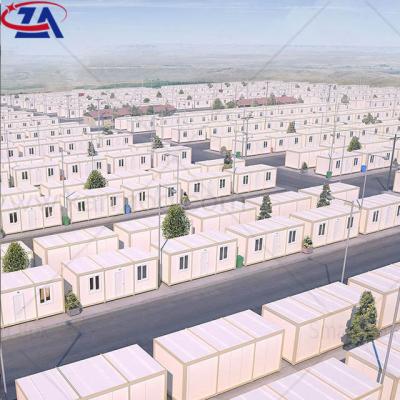 China Modern Movable Creative Box Shaped Prefab House Container Home Art Container House Commercial Street Creative for sale