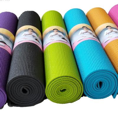 China Wholesale Light Weight Pvc Regular Yoga Mat And Cheap Price Exercise Mat for sale