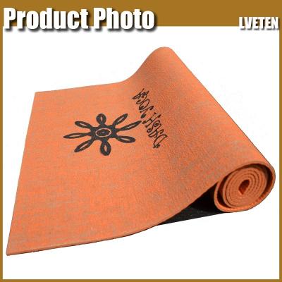 China Non Slip SGS Approved Eco Friendly 16p Free Biodegradable Jute-PAR Fancy Yoga Mats for sale