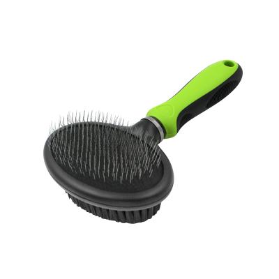 China Viable Hair Remover Groomer Pet Combo Shedding Brush for Dogs and Cats for sale