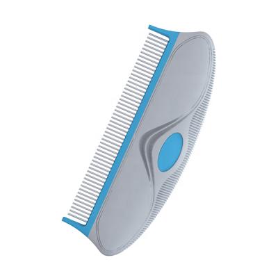 China Viable Custom Logo 51 Turn Pins Pet Daily Hair Grooming Tool Comb For Dogs Cats for sale