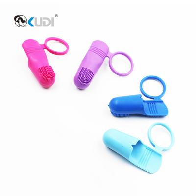 China Viable Promotion Gift Wholesale Custom Sedex BSCI Dog Finger Brush Toothbrush For Tooth Teeth Cleaning for sale