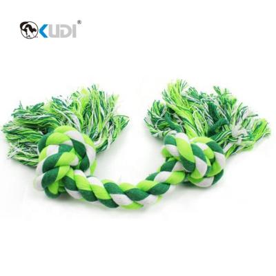 China Viable Wholesale Pet Tooth Cotton Rope Knot Dog Rope Grinding Clean Toys for sale