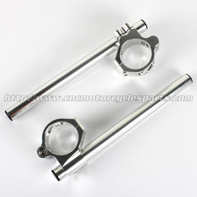 China 46mm justierbares Aluminiummotorrad-Klipp auf Lenkstangen ZX6R ZX9R ZRX 1100 1200 CNC maschinell bearbeitet zu verkaufen