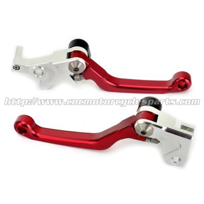 China 3 Finger-CNC anodisierter Motorrad-Bremskupplungs-Hebel für Honda CR125R CR250R CRF 250 450 zu verkaufen