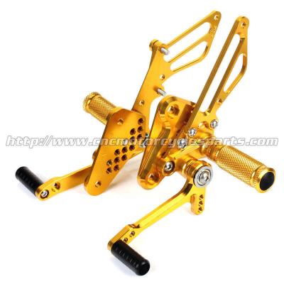 China Druck-Widerstand Gold-Suzuki-B König-Motorcycle Rear Sets With zu verkaufen