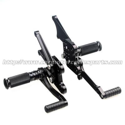 China Adjustable Motorcycle Rear Sets CNC Aluminum Parts For Kawasaki for sale