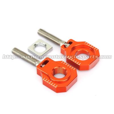 China Color Anodized Bling Ktm Axle Block With Aluminum Alloy 6061 Material for sale