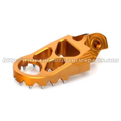 China CNC Billet 2016 KTM Adjustable Dirt Bike Foot Pegs , Oversized 57mm Wide Motocross Footpegs for sale