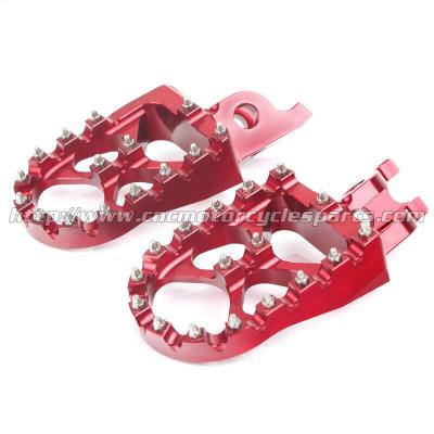 China Durable Fat Wide Dirt Bike Passenger Foot Pegs For Off Road Parts for sale