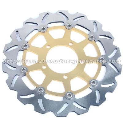 China 300mm Motorcycle Brake Disc Rotors For Street Bike ER6N VERSYS 650 Black Gold Aluminium for sale