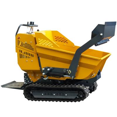 China Construction material stores China Huateng crawler dump truck mini small 350kg 500kg crawler dump truck for sale for sale