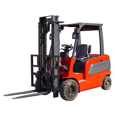 China Hotels Outdoor Electric Forklift Fully Powered Rough Terrain 1.5 Ton 1.6 Ton Mini Small 2 Ton Electric Forklift for sale