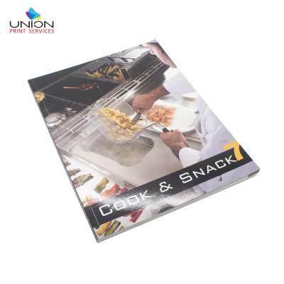 China Environmental Protection China Printing Gloss Lamination Softcover Perfect Tied Binding Paperback Cooking Book for sale