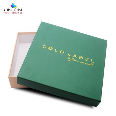 China Recycled Paper Mailing Box Shoes Fabrics Matte Paperboard Top And Bottom Recyclable Custom Luxury Rigid Materials Cardboard Square for sale