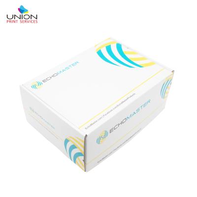 China Recycled Materials Bulk Wholesale White Brown Paper Box Foldable Packaging Box Corrugated Mailing Mailing Box for sale