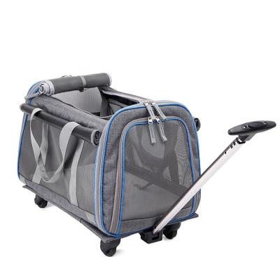 China Airline Approved Soft-sided Breathable Custom Collapsible Travel Pet Carrier for sale