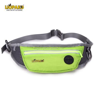 China Sustainable Durable Nylon Dog Training Treat Restraint Belt Bag With Waste Bag for sale