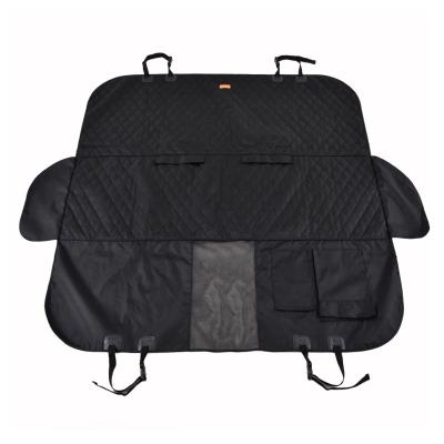 China Waterproof Travel Oxford Safety Dog Hammock Folding Pet Car Back Seat Cover for sale