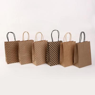 China Wholesale Recyclable Milk Tea Stain Wrapping Paper Packaging Bag Gift Take Out Bag for sale