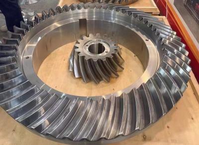 China Customized Spiral Worm Gear With Tailored Teeth Number And Surface Finish for sale