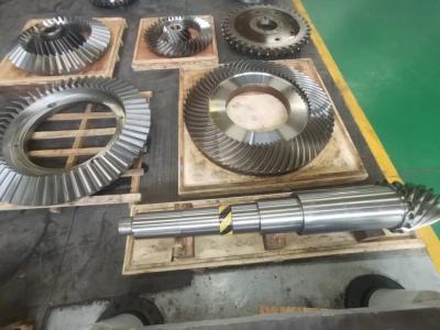 China Z25 Z30 Tooth Steel Casting Large Bevel Gears For Industrial Machinery for sale