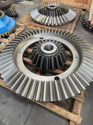 China Antirust Helical Bevel Gear Spiral met vereiste oppervlakte afwerking aanpassing Te koop