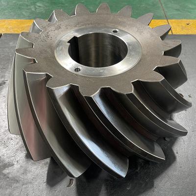 China Low Carbon Steel Bevel Gear with Grinned Surface Finish Based On Customized Design for sale