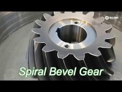 oem size c45 steel spiral bevel gear for mechanical transmission