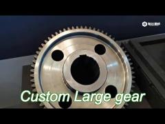 customized metal large gear wheel heavy transmission casting gears