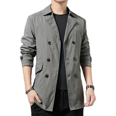 China 2022 New Arrival Spring Trench Coat Casual Anti-wrinkle Men's Casual Anorak Cross Slim Fit Anorak Jacket For Men for sale