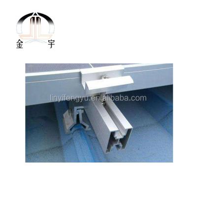 China Aluminum Solar Panel Frame Solar Panel 6005 Aluminum Extrusion T5 Profiles for sale