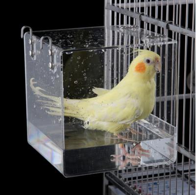 China New Factory Wholesale Clear Acrylic Bird Cages Eco-friendly Breeding Bird Cages For Sale for sale