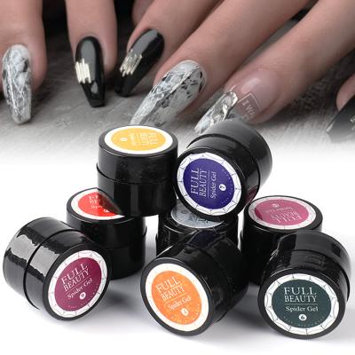 China Environmental protection noise-color charming noise-color nail wire-drawing gel nail pulling glue for sale