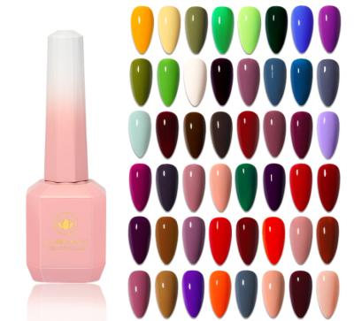 China Environmental Protection 48 Kinds Style Nail Paste 12ml Solid Color Shimmer Nail Gel Soak Off Manicure Gel Nail Polish for sale