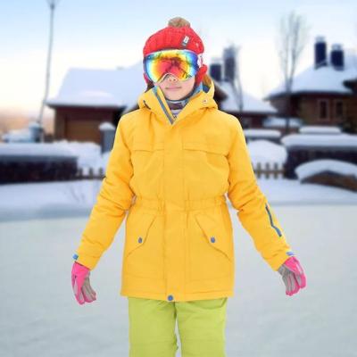 China Selling Good Quality Breathable Kids Breathable Ski Jacket Kids Ski Jacket Children Winter Windproof for sale