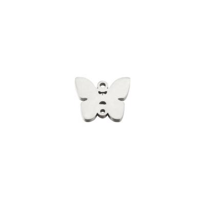 Chine New Design Mirror Stainless Steel Jewelry Accessories CLASSIC Flat Cut Single Hole Butterfly Pendant à vendre