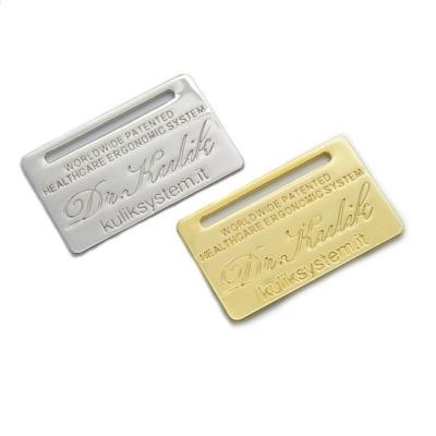 China High Quality Custom Engraved Brand Logo Metal Label Plates Eco-Friendly/High Quality/Cheap Price en venta