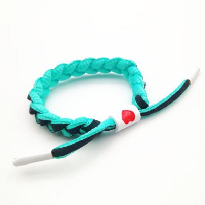 China Handmade Knitted Decoration Yarn Polyester Hand Braided Adjusterble Bracelet zu verkaufen