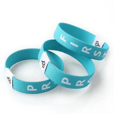 China Fashionable String Woven Polyester Woven Wristband Marathon Stretch Wrist Elasticwrist Lanyard en venta