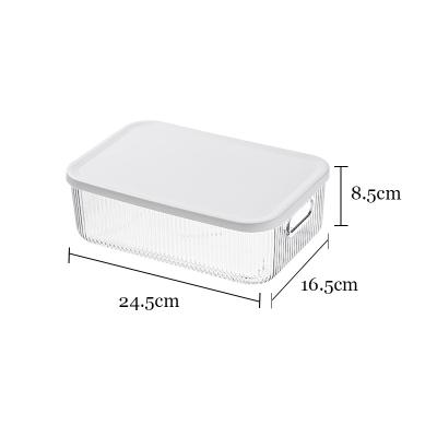 China Multifunctional Portable Indoor Transparent Household Kitchen Food Rice Storage Box Viable for sale