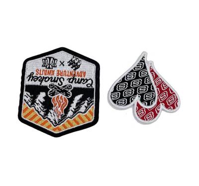 China Other Custom Embroidered Multi Color Embroidered Patches Patch For Tactical Flag Jackets Hat Label Custom Patches Letter for sale