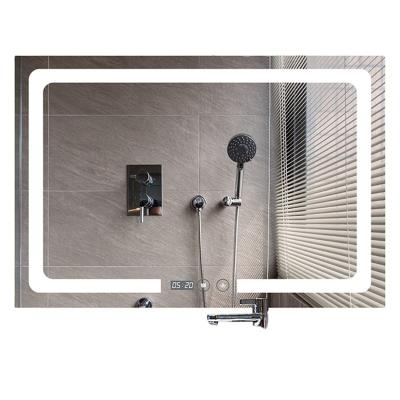 China 2-Face USA Certificate Smart Touch Screen Vanity LED Bathroom Mirror Light for sale