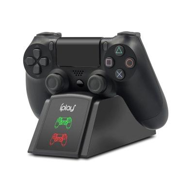 China ABS for PS4 Controller Charging Dock Dual Charger Stand Station for PlayStation 4 pro Slim PS4 Controllers for sale