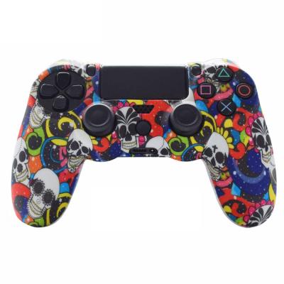 China Cool Design PS4 Controller Silicone Rubber Case Cover Skin Protector for Sony PlayStation 4 pro Slim PS4 Controllers for sale