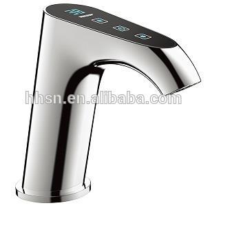 China HHSN Smart Electric Faucets No Handle Faucet With Temp&water Touch Screen for sale