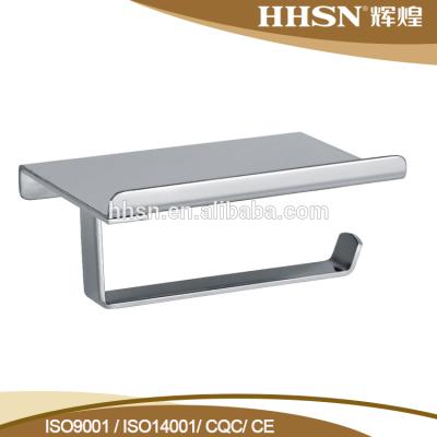 China Chorome Stainless Steel Tissue Holder Wall Mounted Toilet Paper Holder Paper Holder HHSN New Design for sale