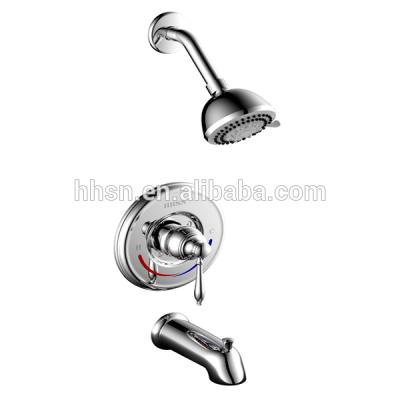 China With slide bar HHSN HH-124160CP UPC thermostatic cold&hot water mixer stainless steel shower set for sale