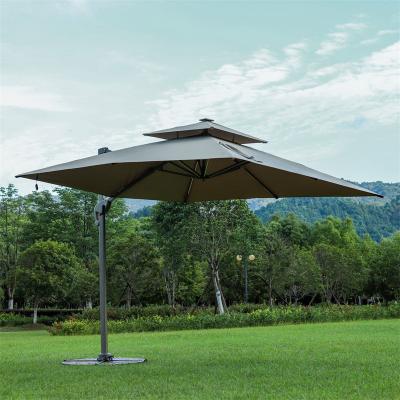 China High Quality Waterproof Solar Roman Umbrella Beach Umbrella Outdoor Umbrella For Sunshade Commercial for sale