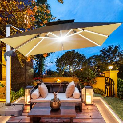 China Outdoor Beach Umbrella New Cantilever Type Patio Beach Sun Umbrella Garden Patio Umbrella Waterproof for sale